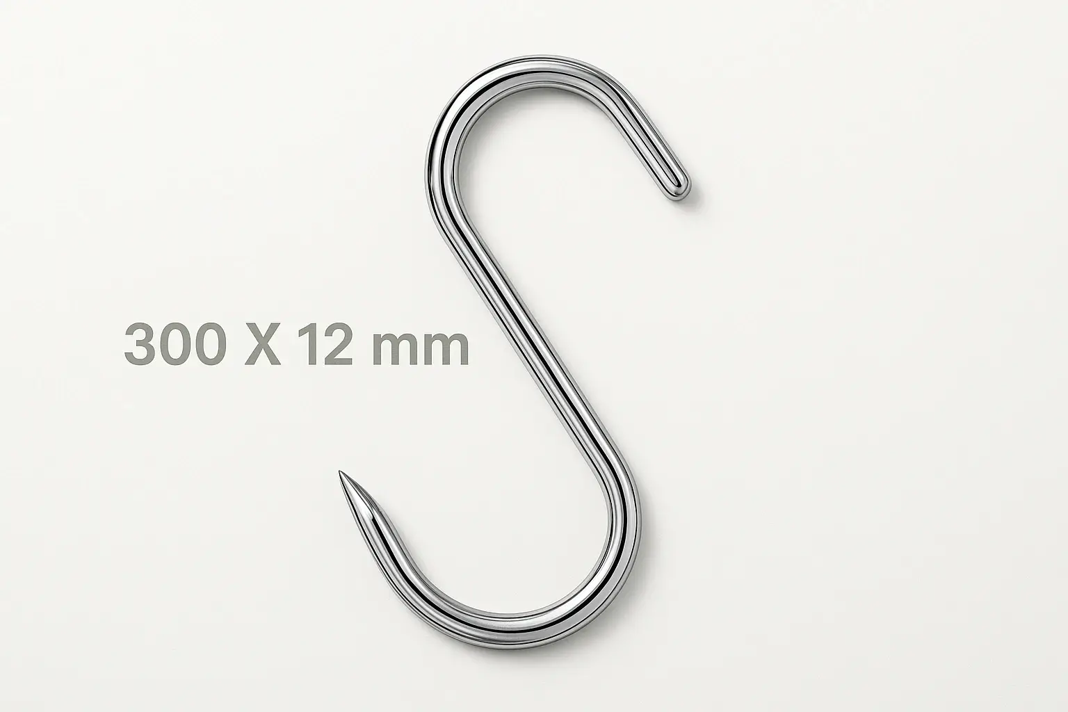S-Hooks 300x12mm 200kg