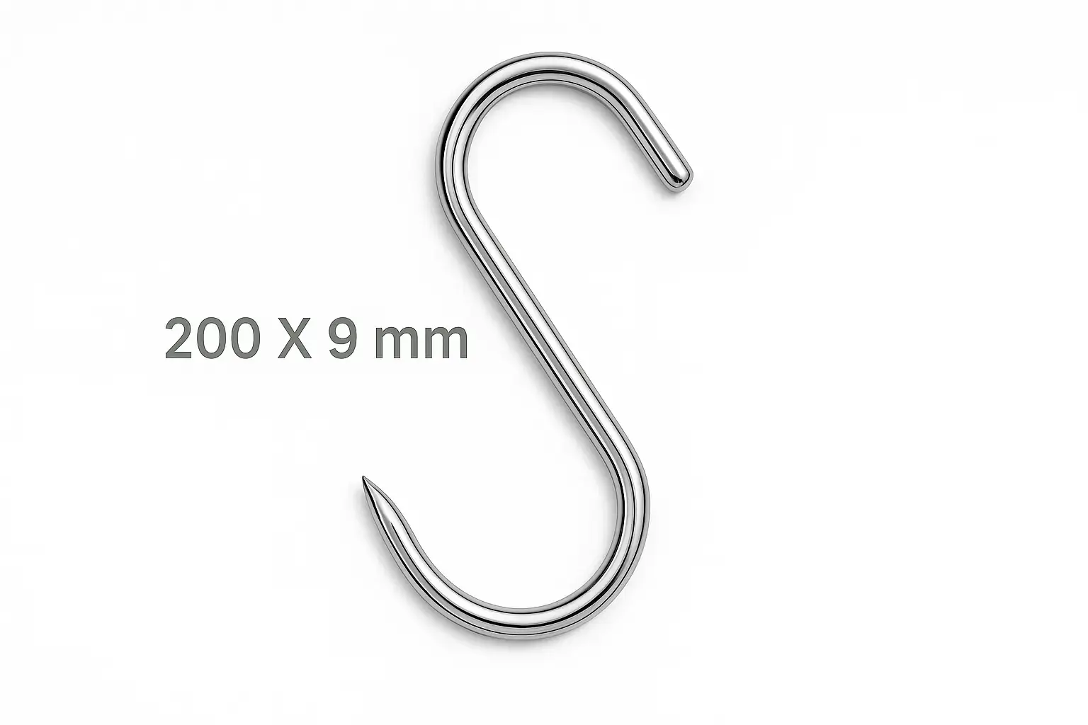 S-Hooks 200x9mm 125kg