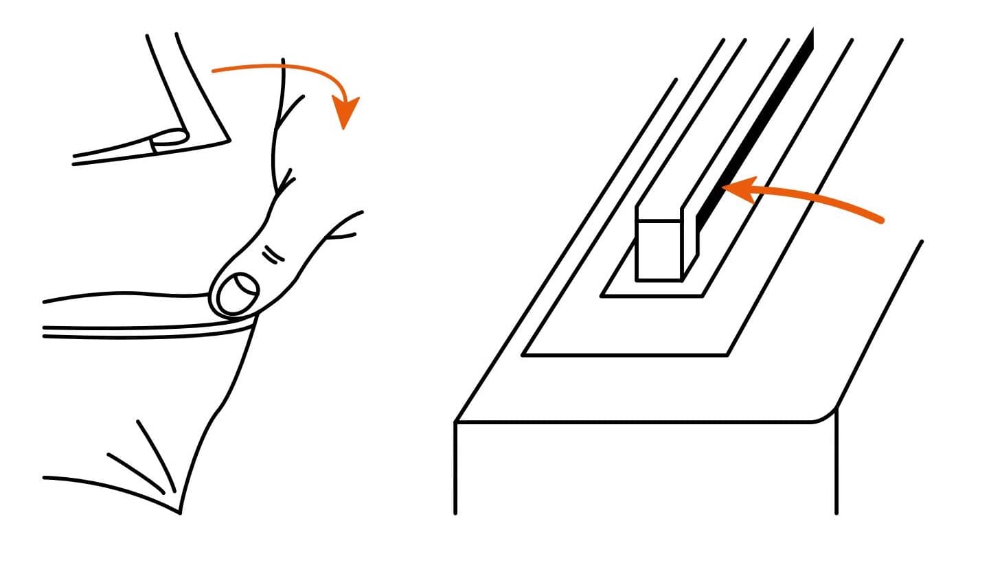 G-Vac overlap technique for smooth bags.