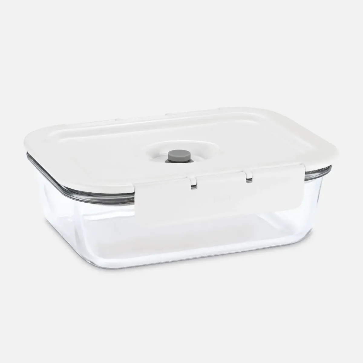 LAVA G-Line Glass Vacuum Container — White Lid (1.565 L)