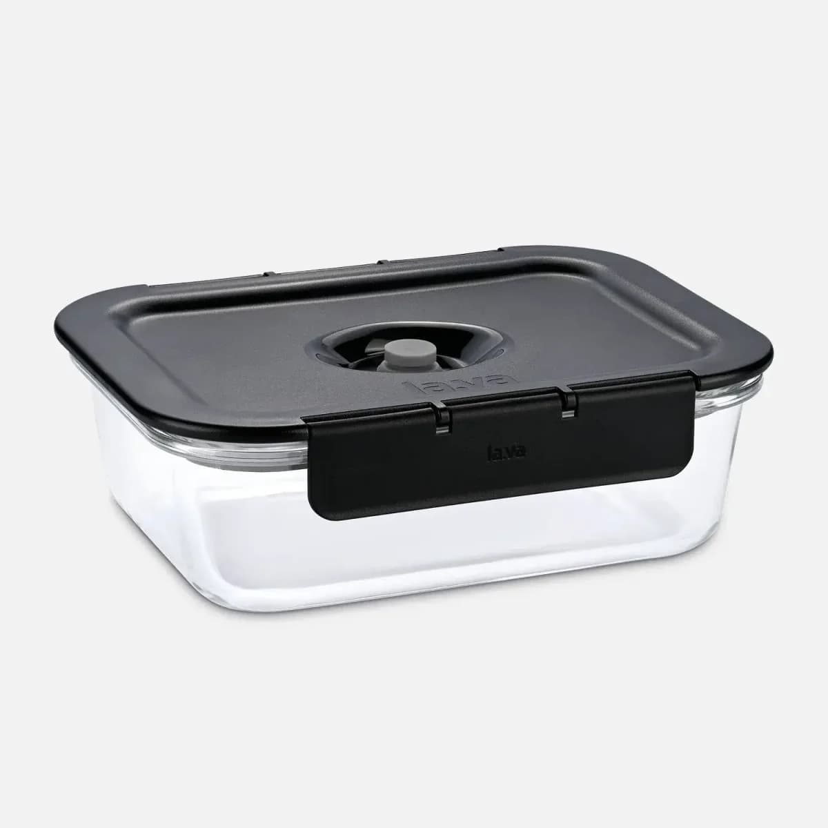 LAVA G-Line Glass Vacuum Container — Black Lid (1.565 L)